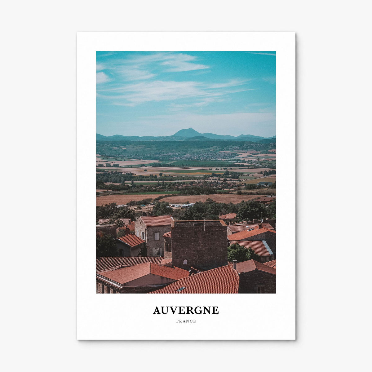 Auvergne Classic Poster, print only (unframed)