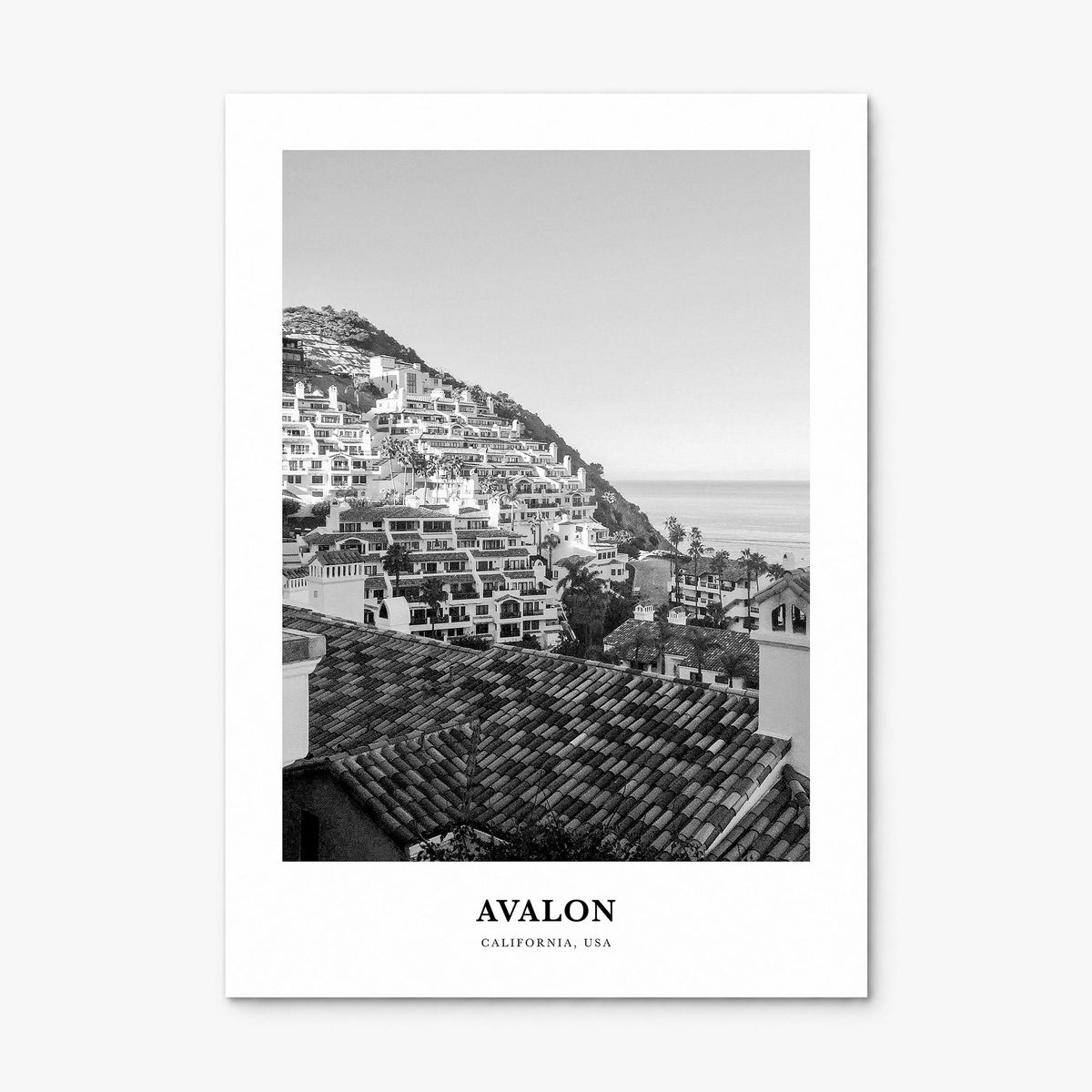 Avalon, California Classic Poster, print only (unframed)