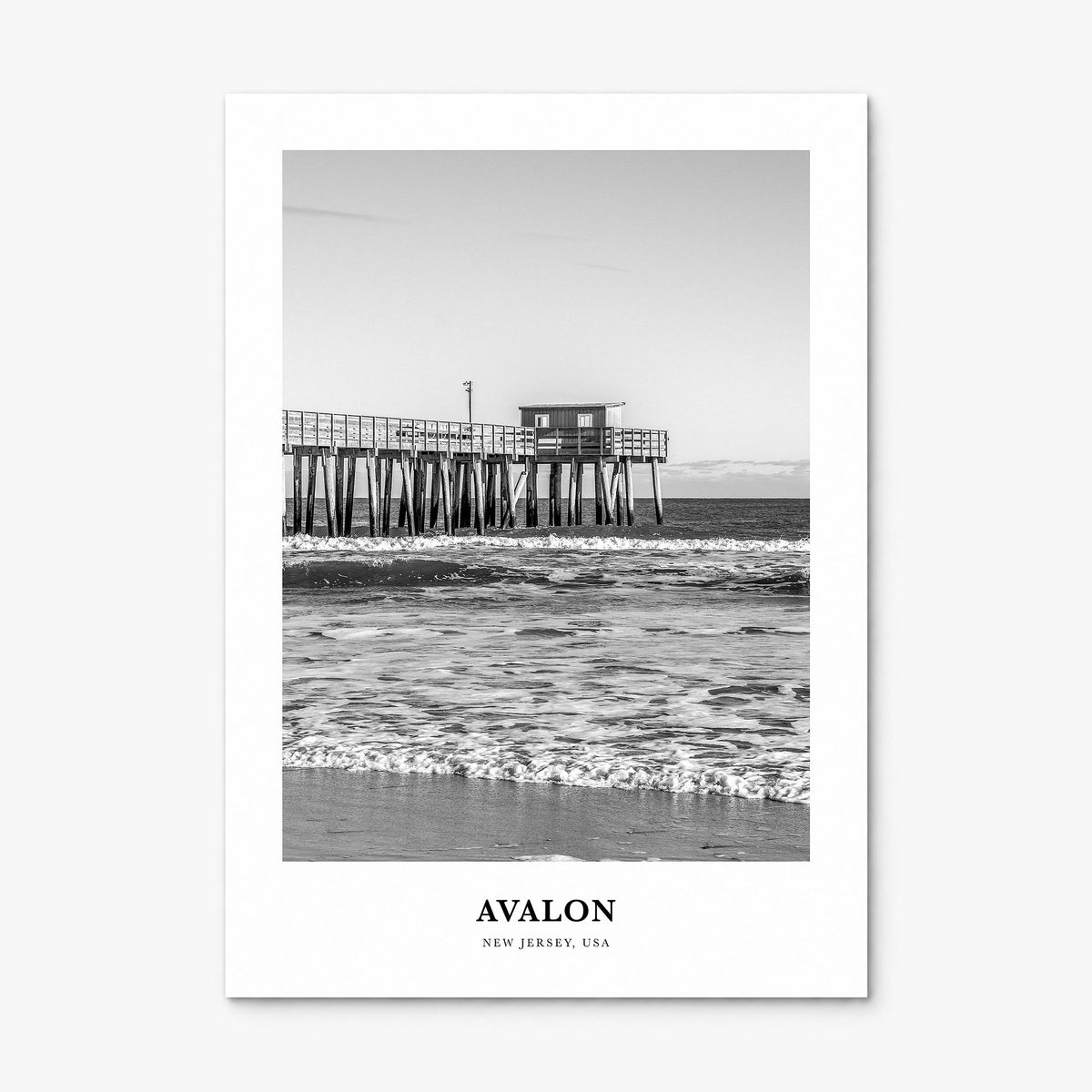 Avalon, New Jersey Classic Poster, print only (unframed)
