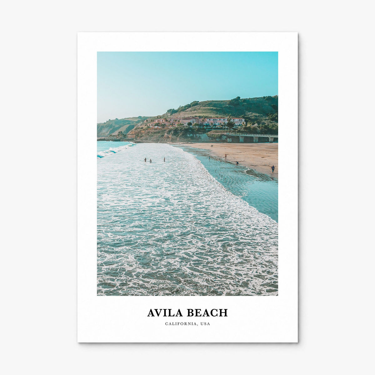 Avila Beach Classic Poster, print only (unframed)