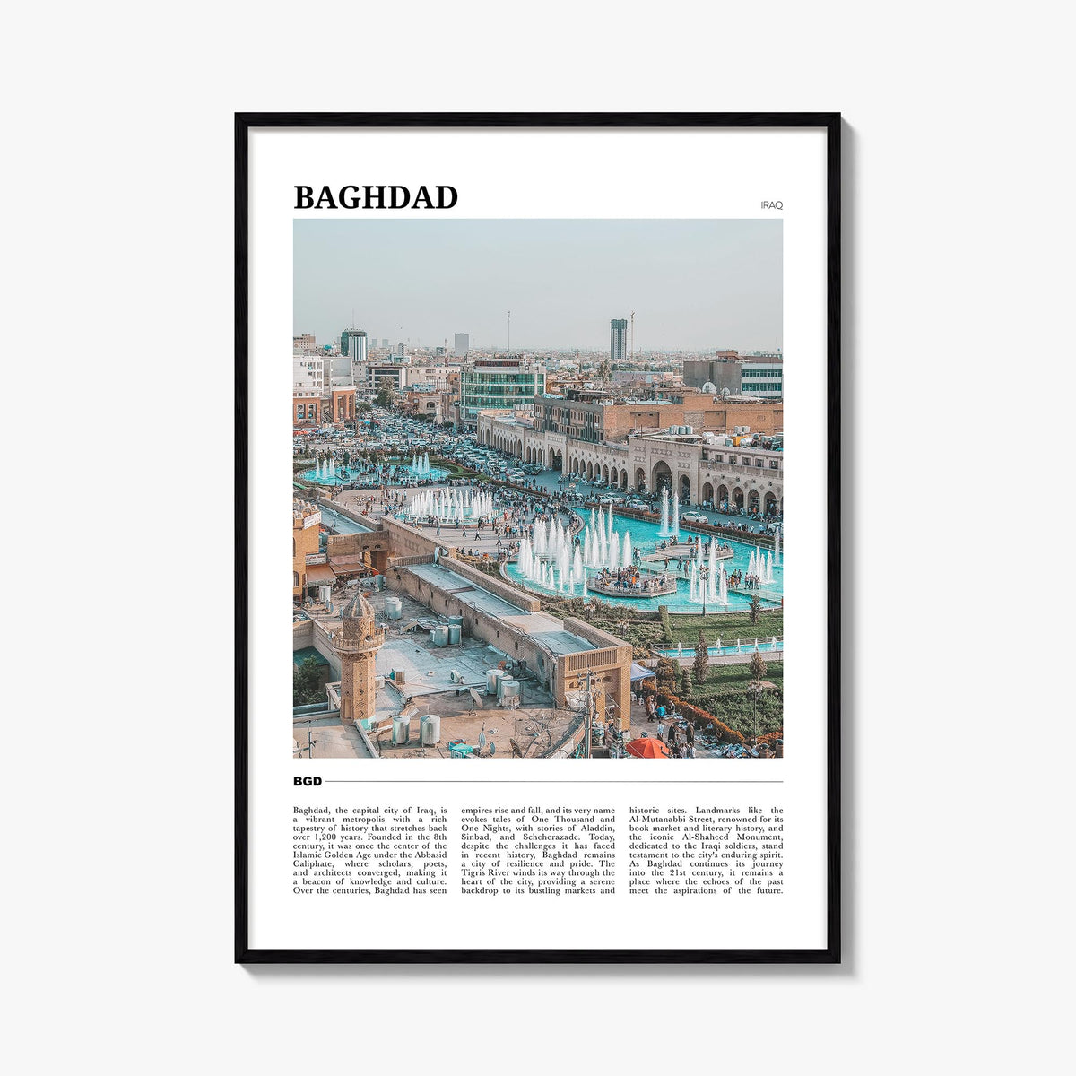 Baghdad Travel No 2 Poster