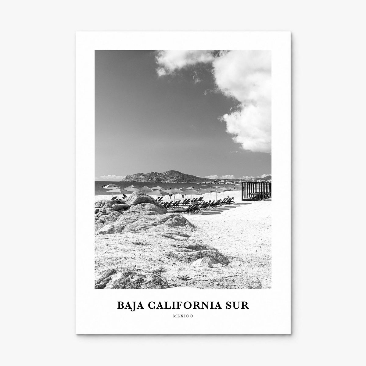Baja California Sur Classic Poster, print only (unframed)