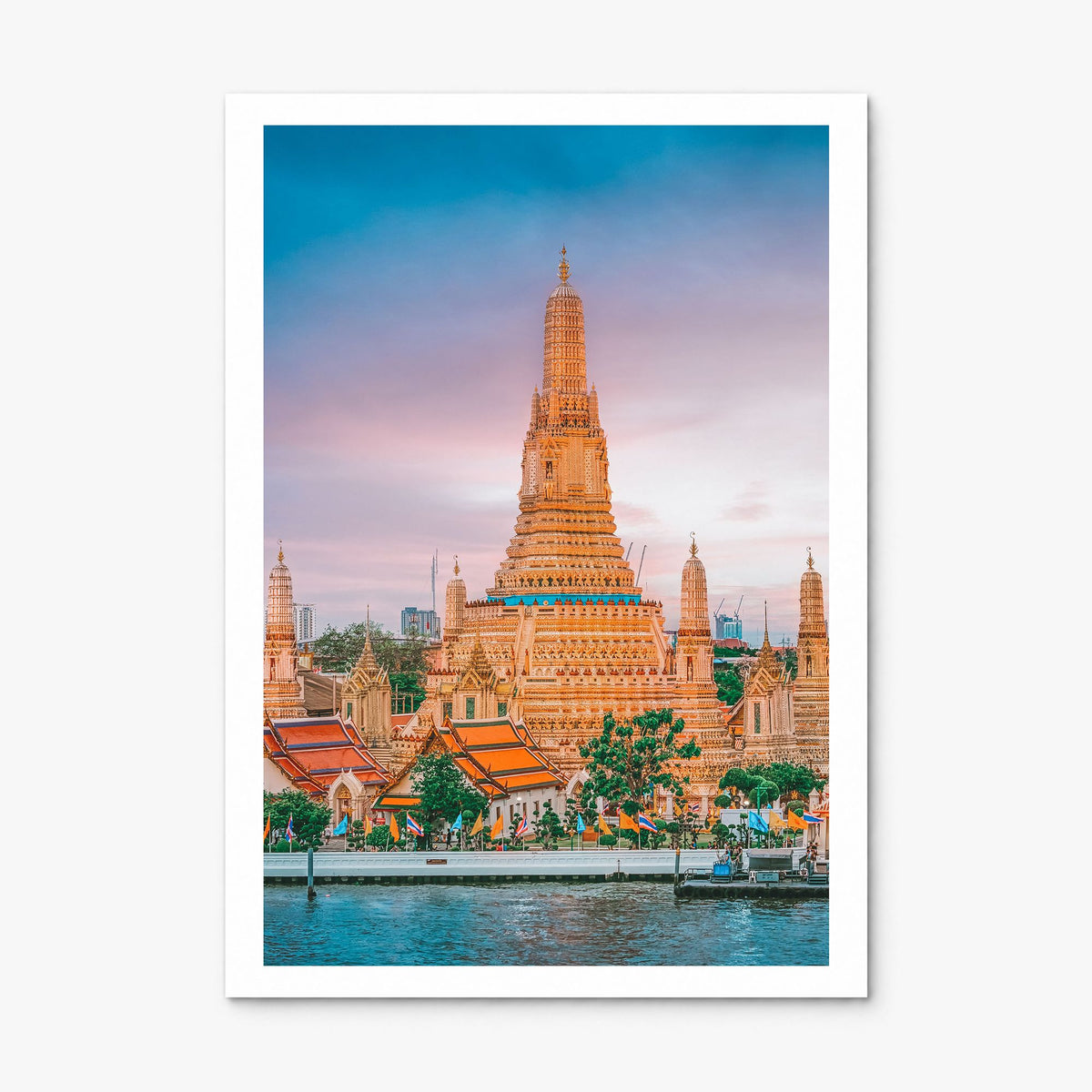 Bangkok Photo Poster, print only (unframed), white border