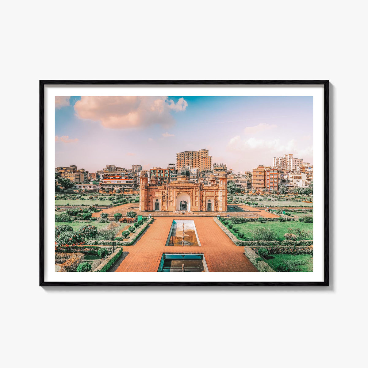 Bangladesh colorful photo poster of Asia – horizontal wall art, unframed print shown in interior mockup