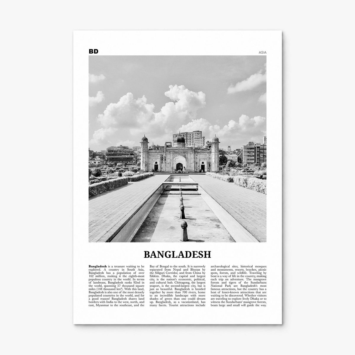 Bangladesh Newspaper No 2 Poster, print only (unframed)