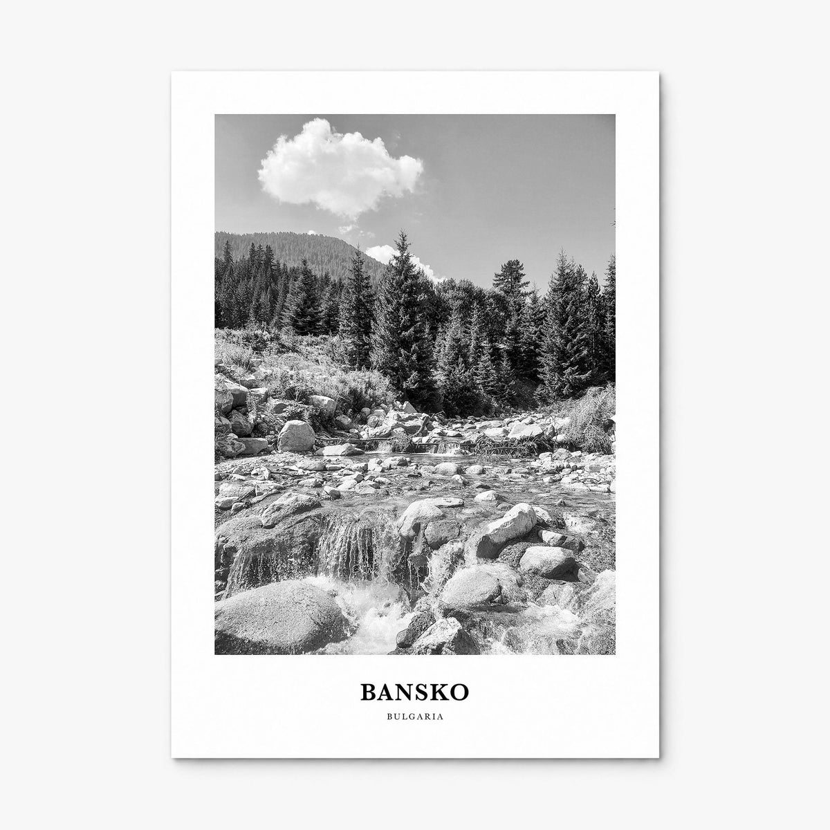 Bansko Classic Poster, print only (unframed)