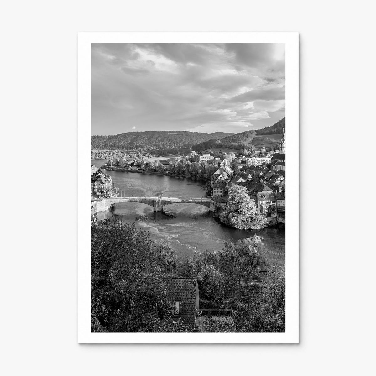 Basel Photo Poster, print only (unframed), white border