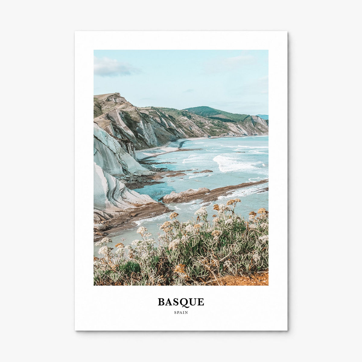 Basque Country Classic No 1 Poster, print only (unframed)