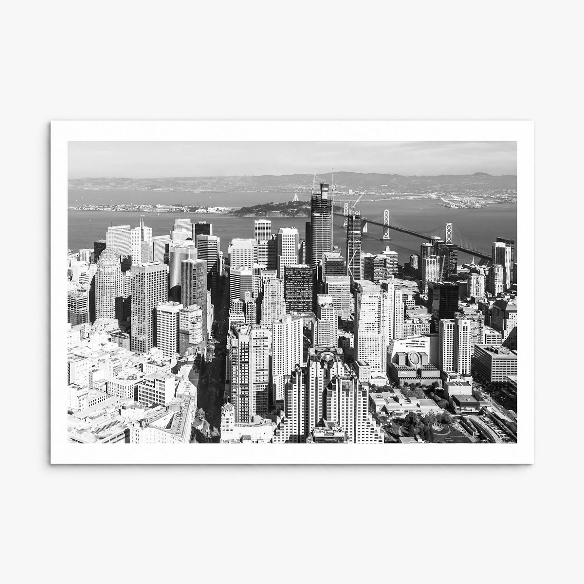 Bay Area Photo Poster, print only (unframed), white border