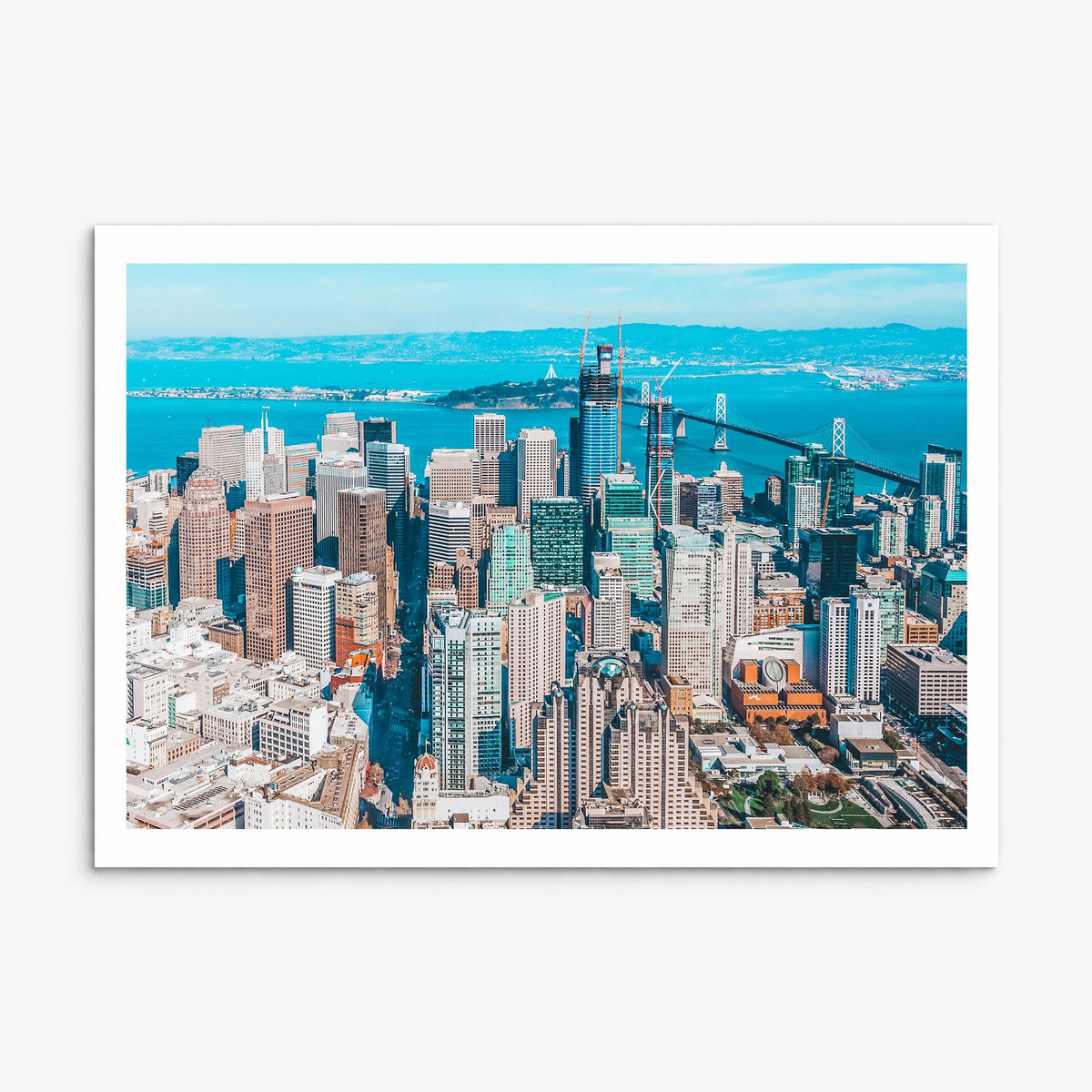 Bay Area Photo No 1 Poster, print only (unframed), white border
