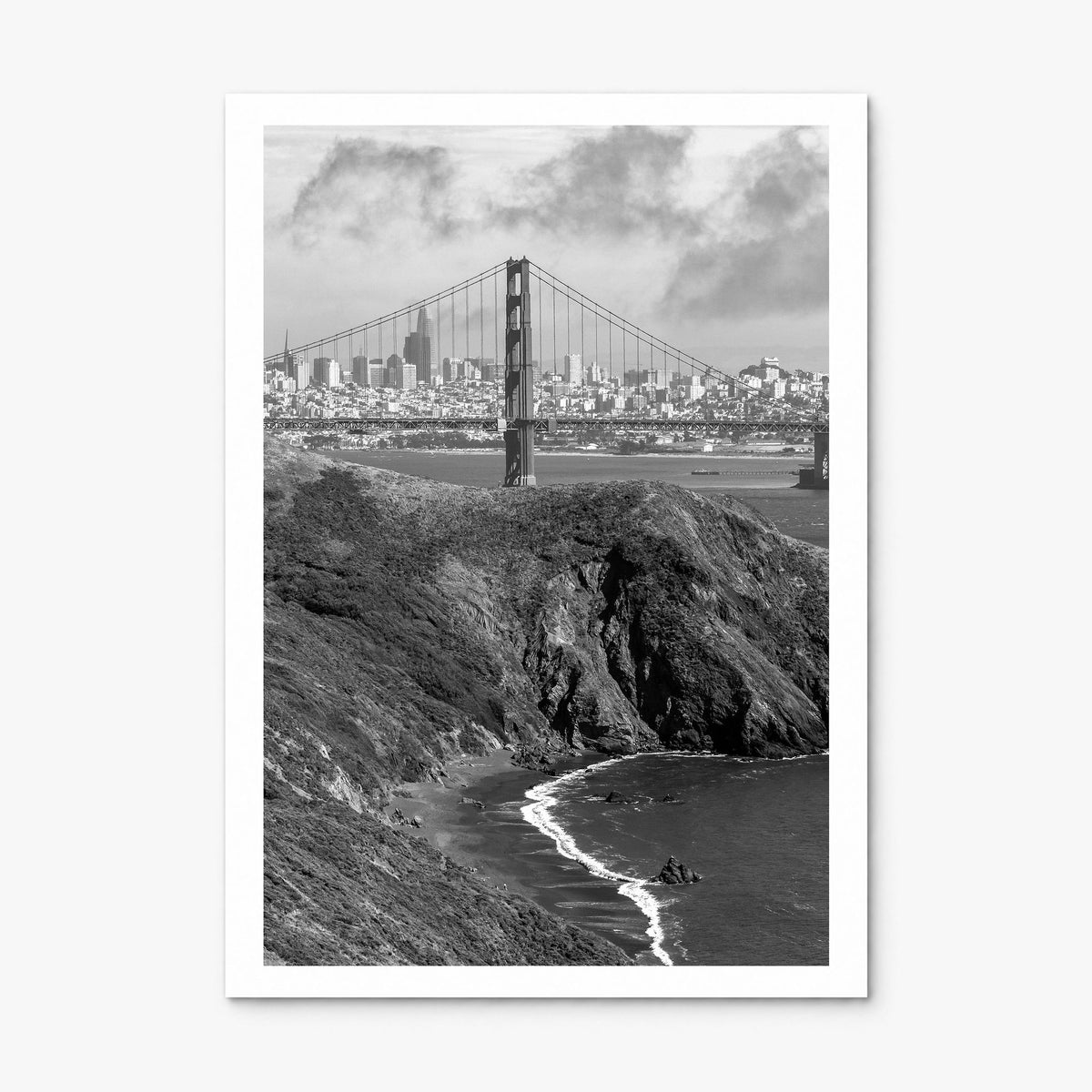 Bay Area Photo Poster, print only (unframed), white border