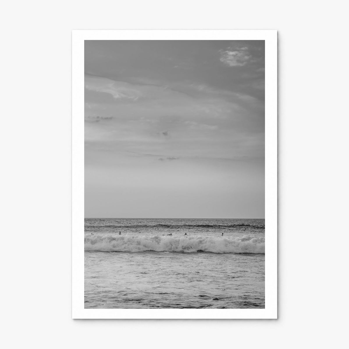 Beach Photo No 3 Poster, print only (unframed), white border