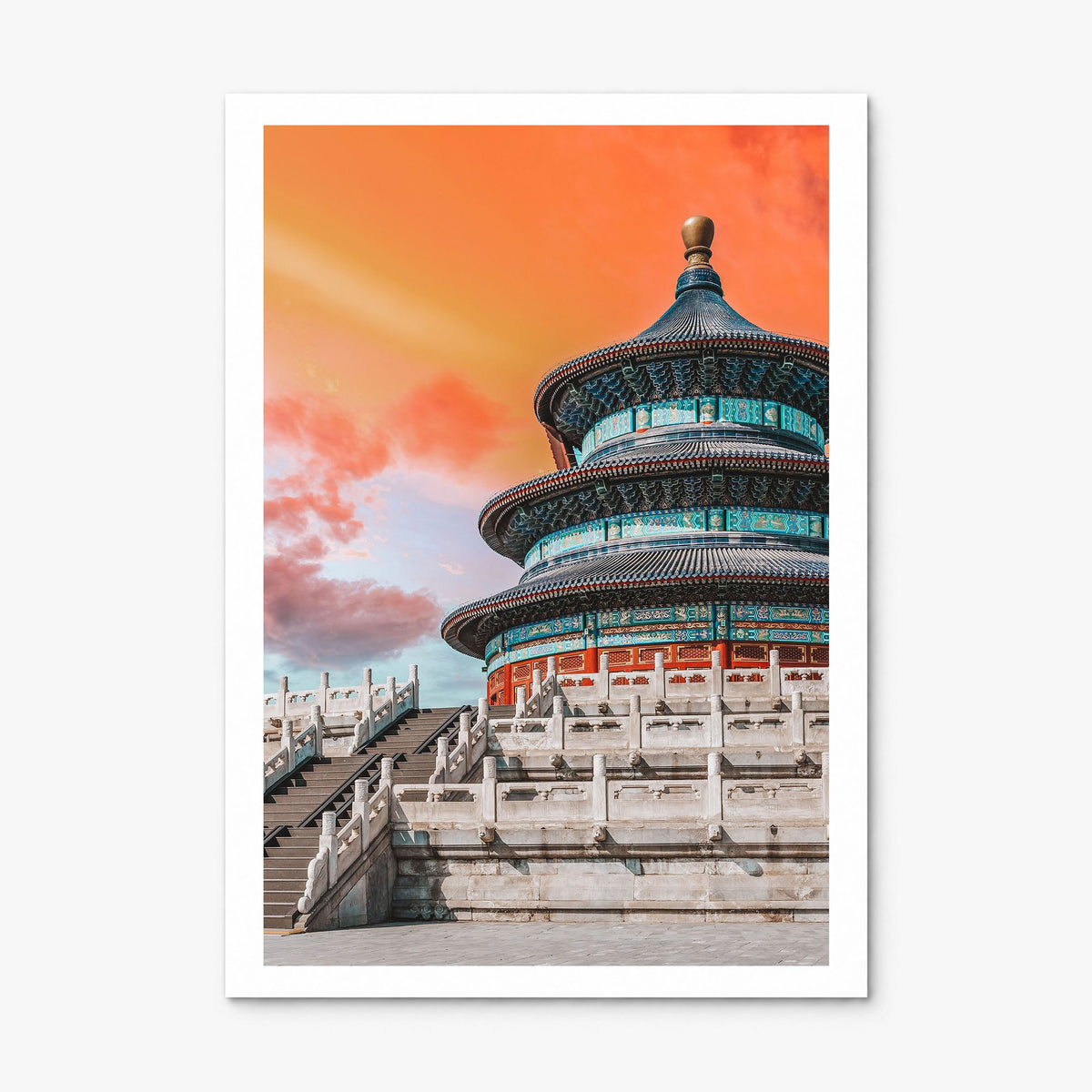 Beijing Photo No 3 Poster, print only (unframed), white border