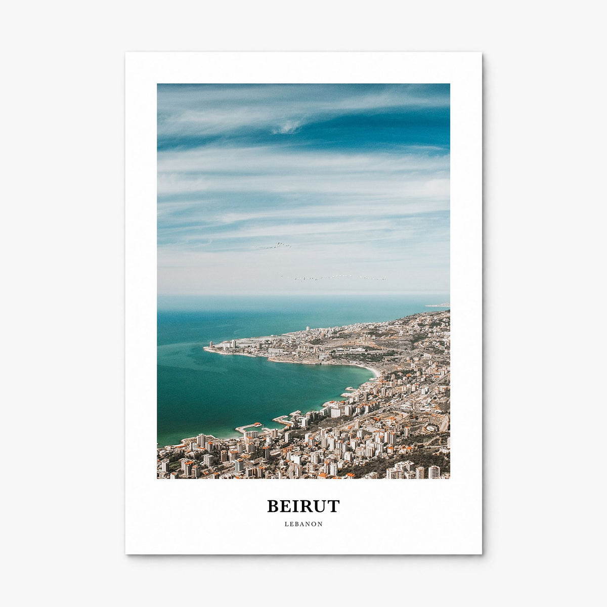 Beirut Classic Poster, print only (unframed)