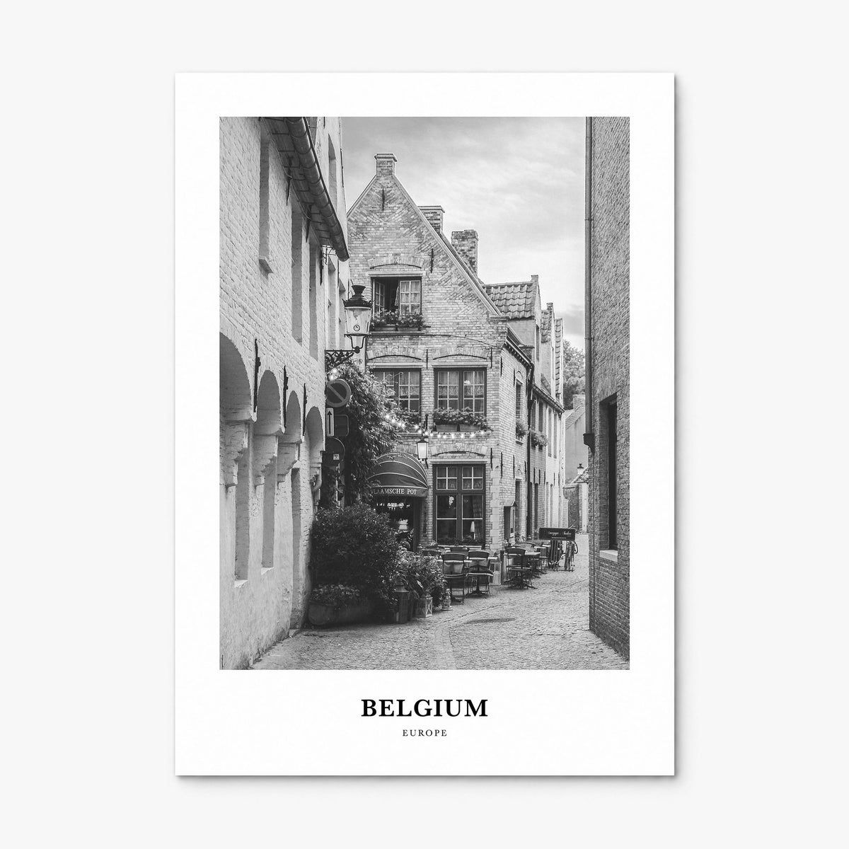 Belgium Classic No 4 Poster, print only (unframed)
