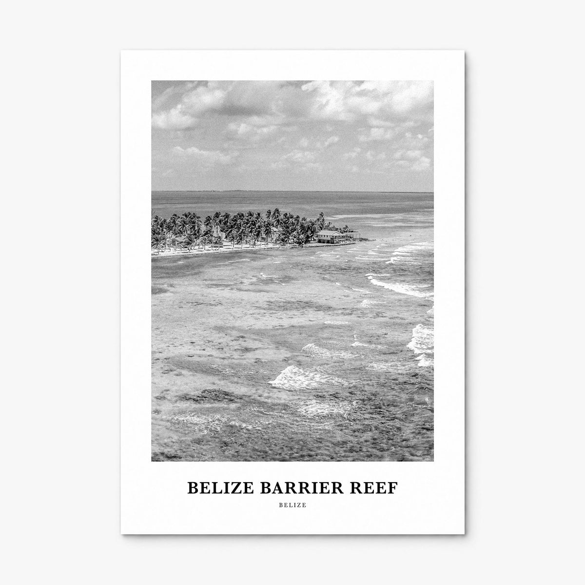Belize Barrier Reef Classic Poster, print only (unframed)