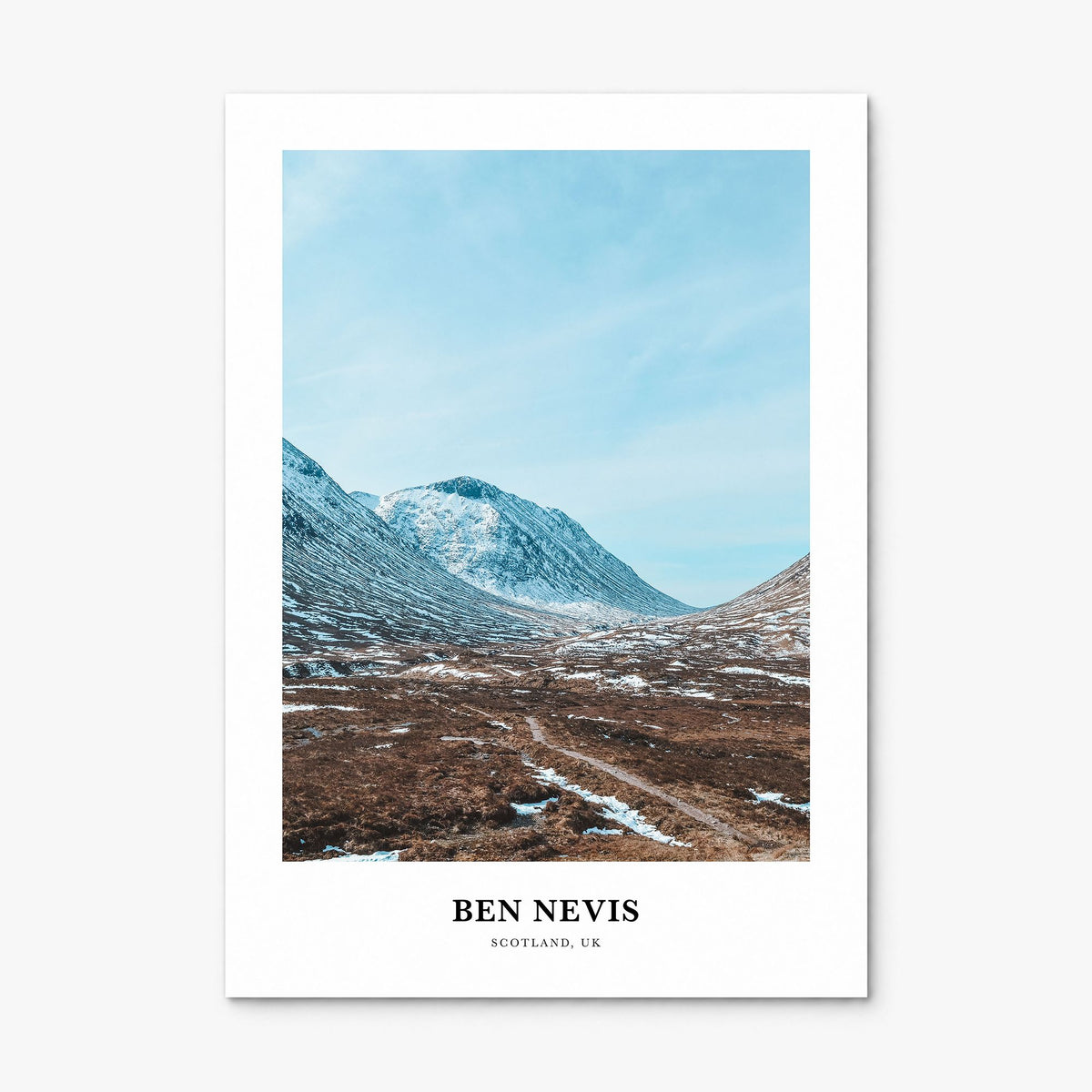 Ben Nevis Classic Poster, print only (unframed)