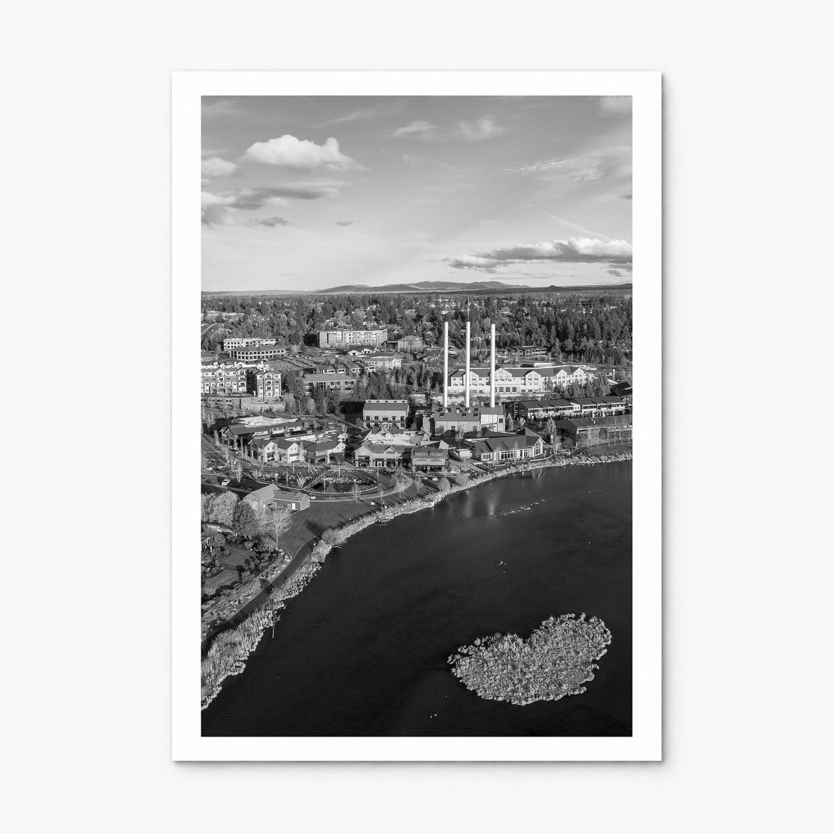 Bend Photo Poster, print only (unframed), white border