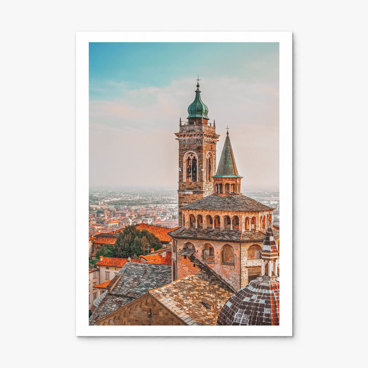 Bergamo Photo Poster, print only (unframed), white border