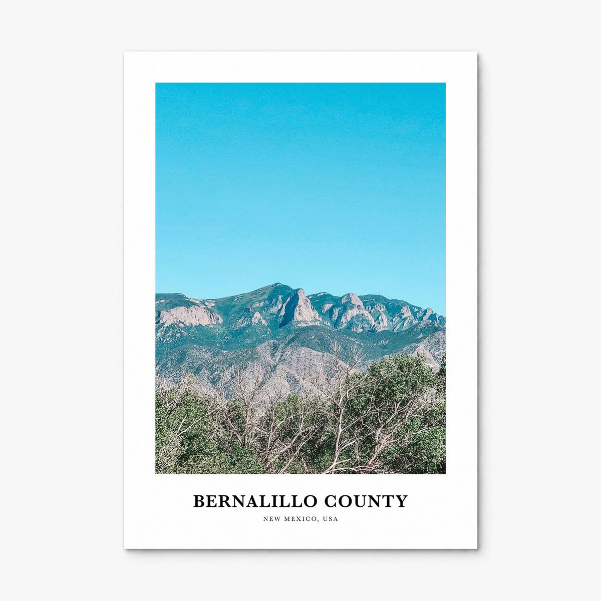 Bernalillo County Classic Poster, print only (unframed)
