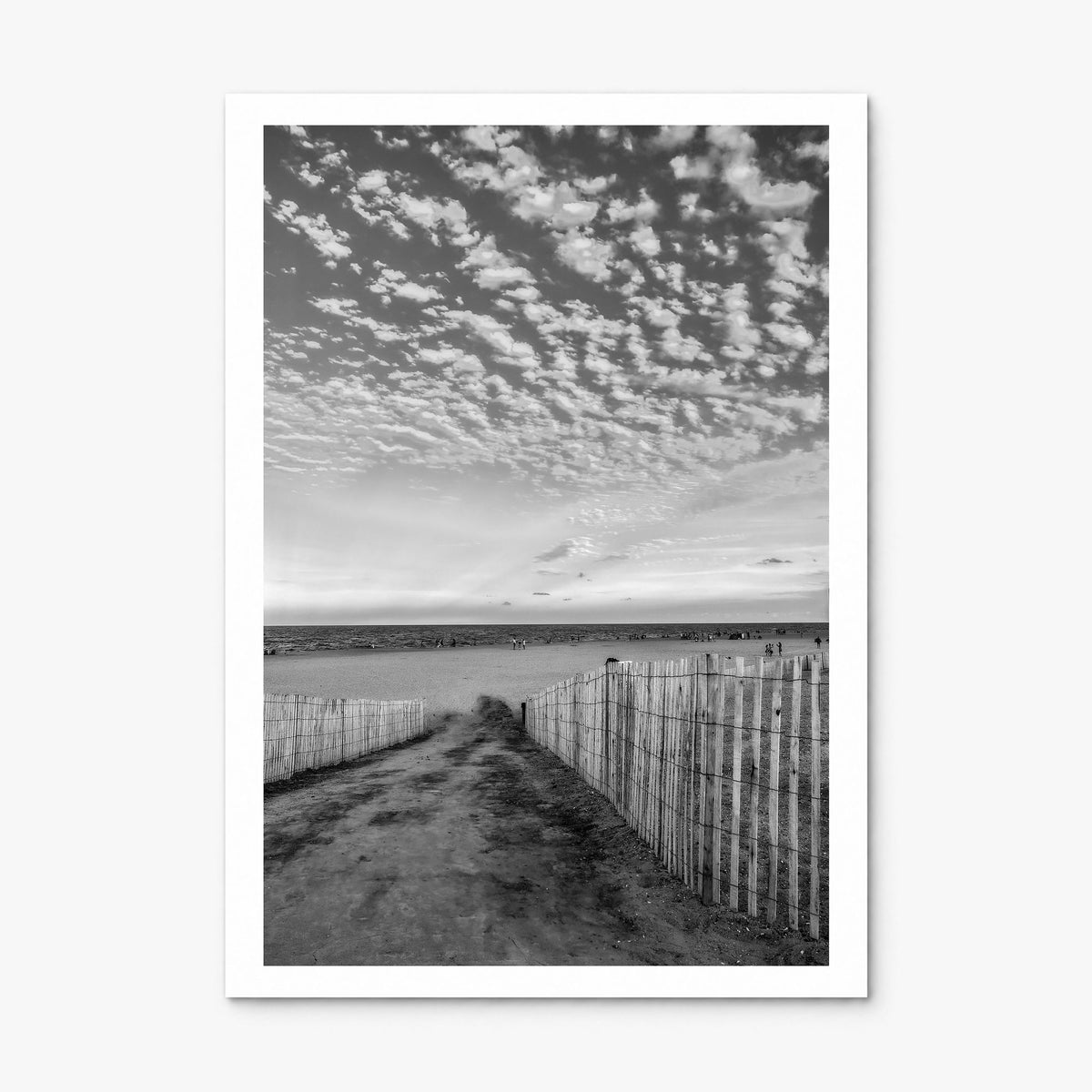 Bethany Beach Photo Poster, print only (unframed), white border