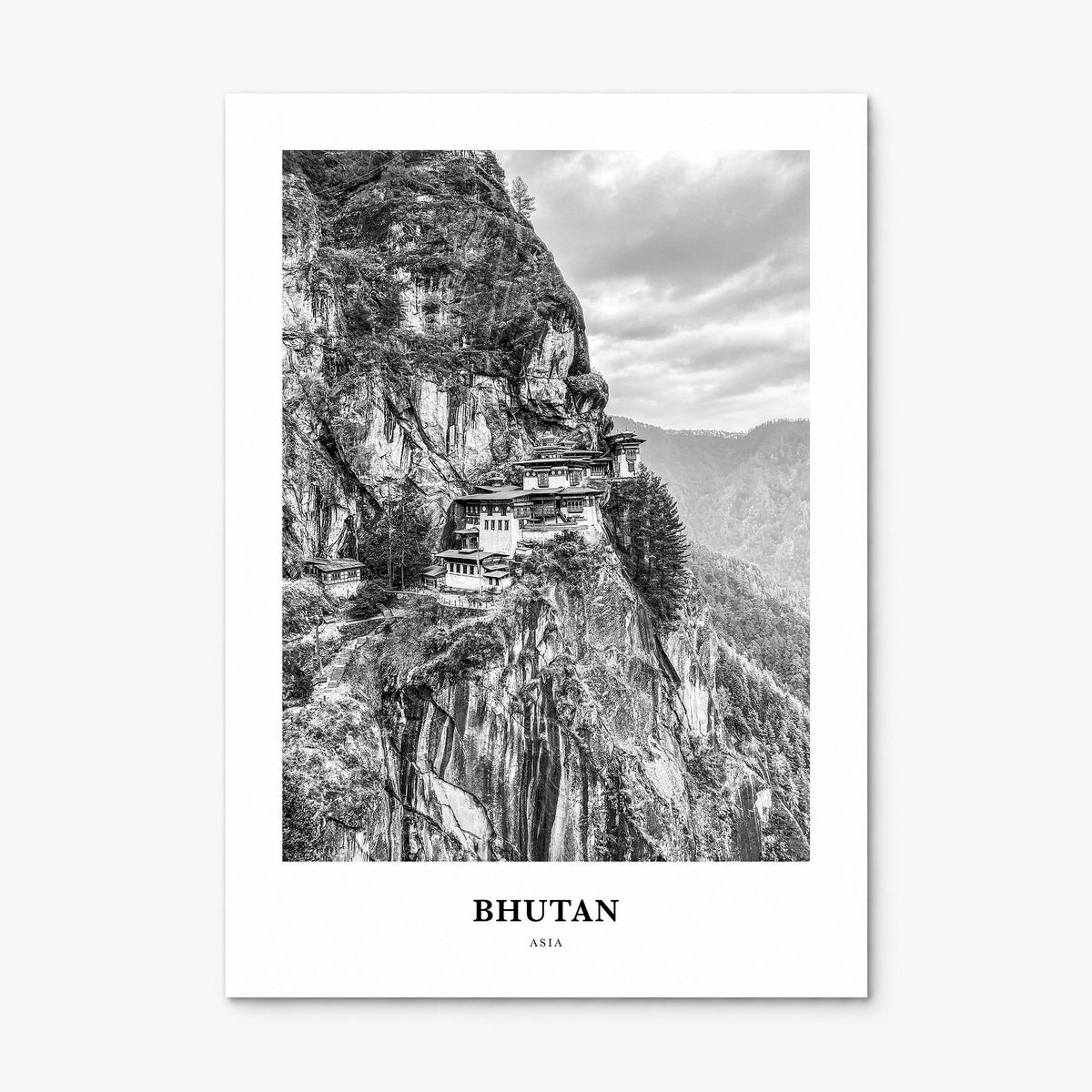 Bhutan Classic Poster, print only (unframed)