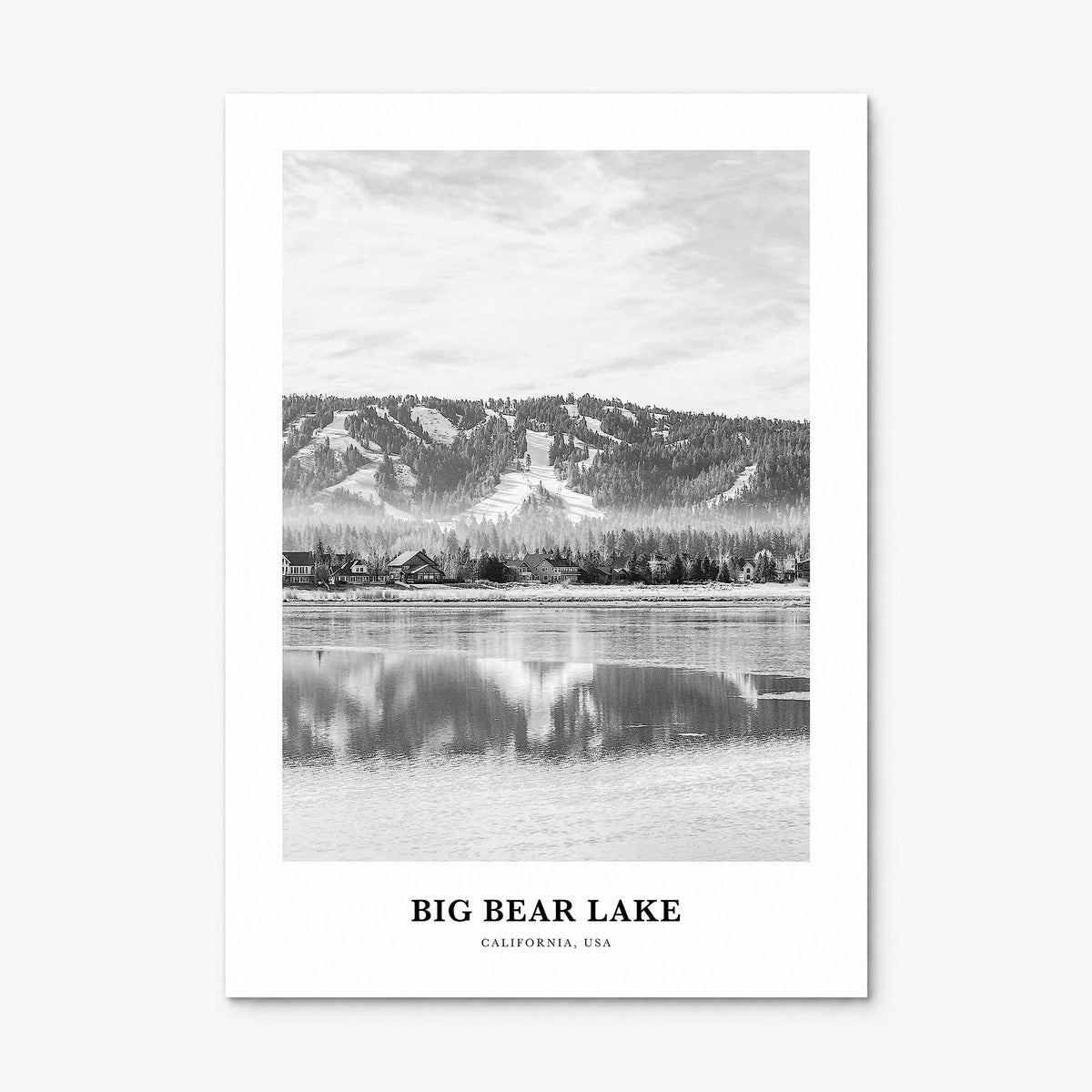 Big Bear Lake Classic No 2 Poster, print only (unframed)