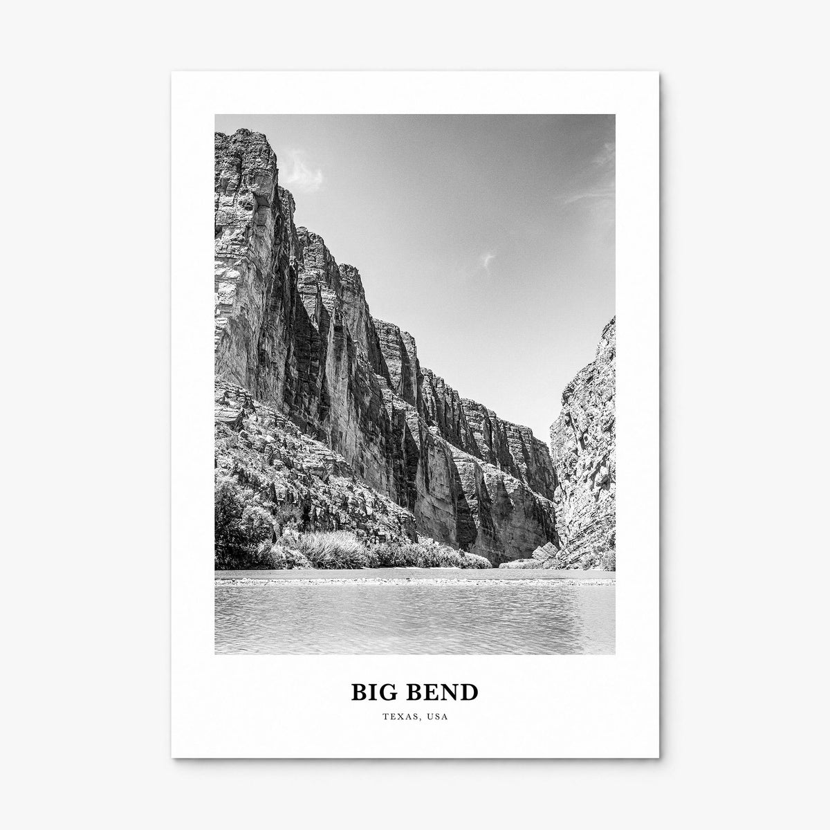 Big Bend National Park Classic Poster, print only (unframed)