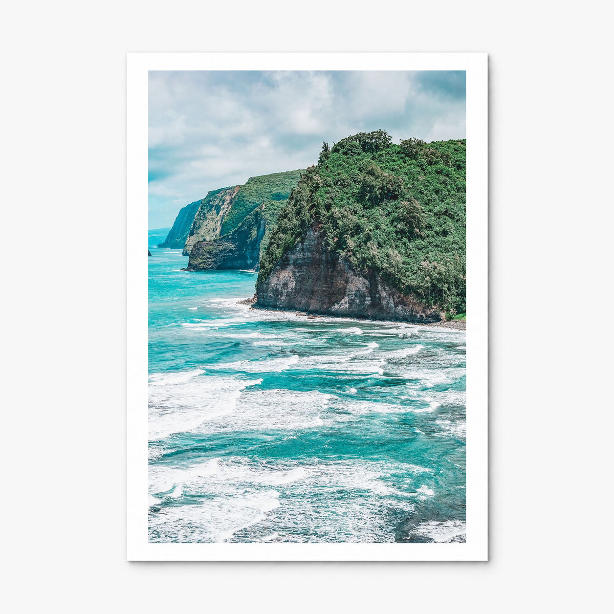 Big Island Photo Poster, print only (unframed), white border