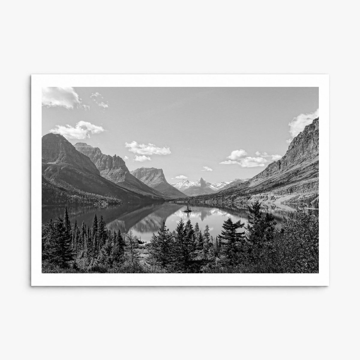Big Sky Photo Poster, print only (unframed), white border