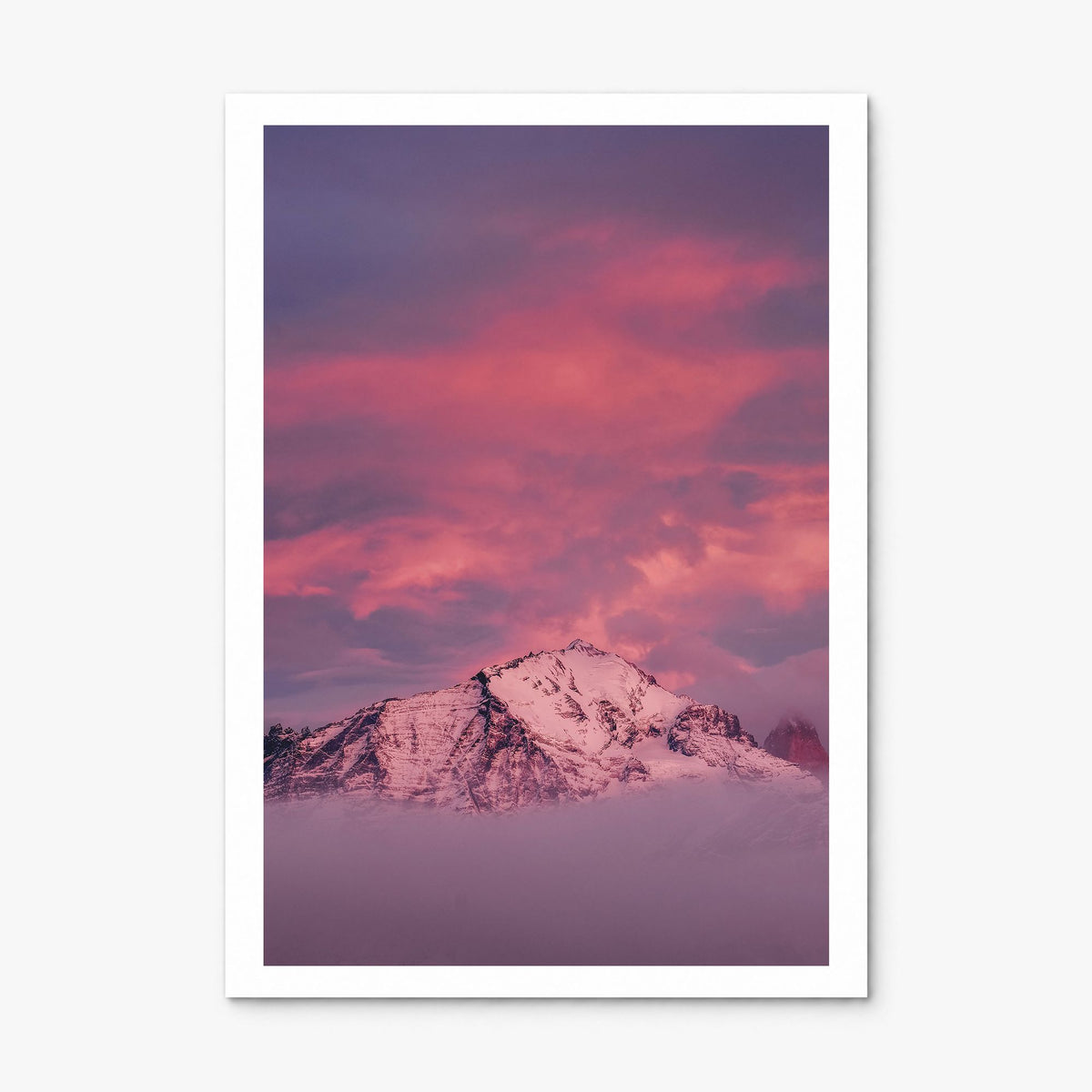 Big Sky Photo No 2 Poster, print only (unframed), white border