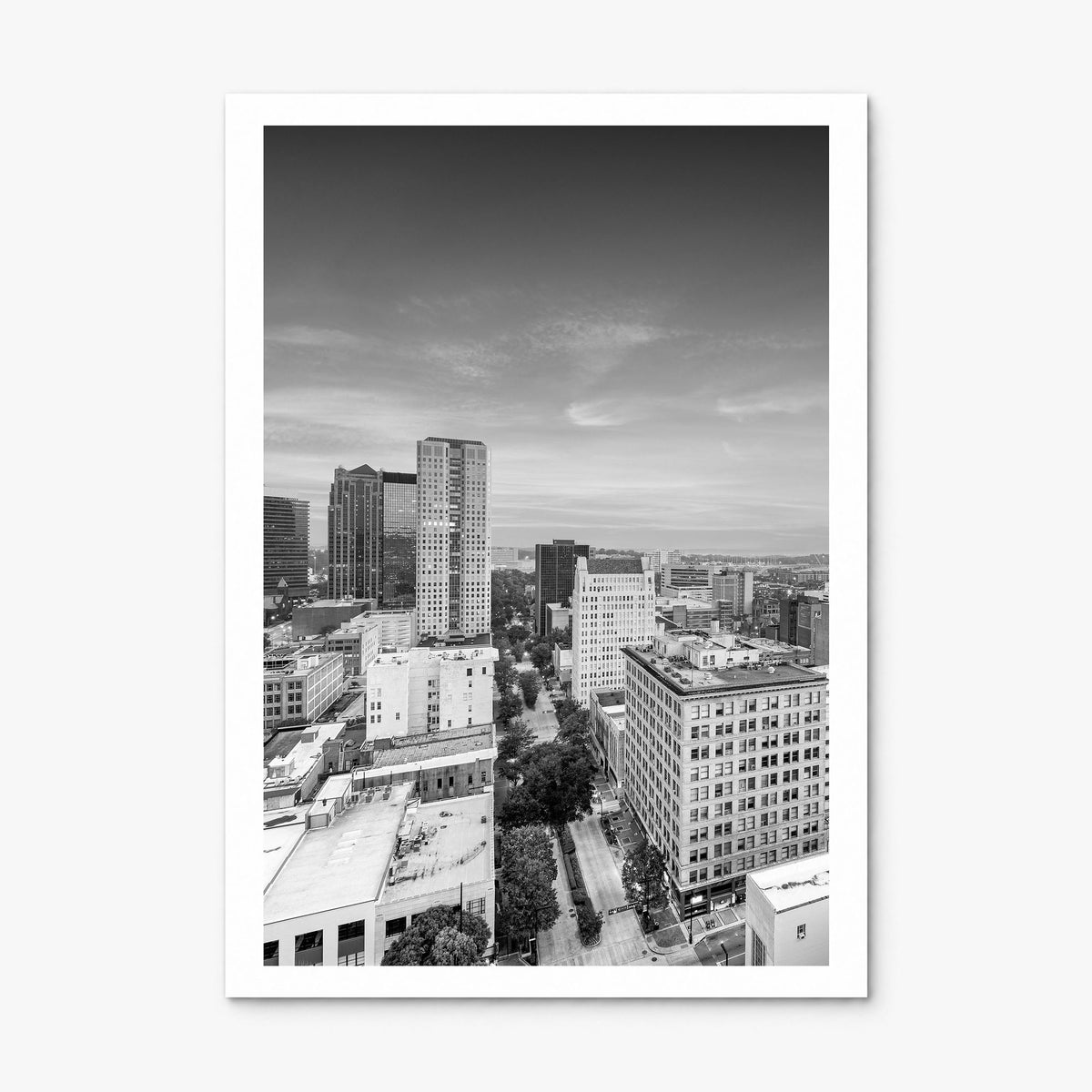 Birmingham, Alabama Photo Poster, print only (unframed), white border