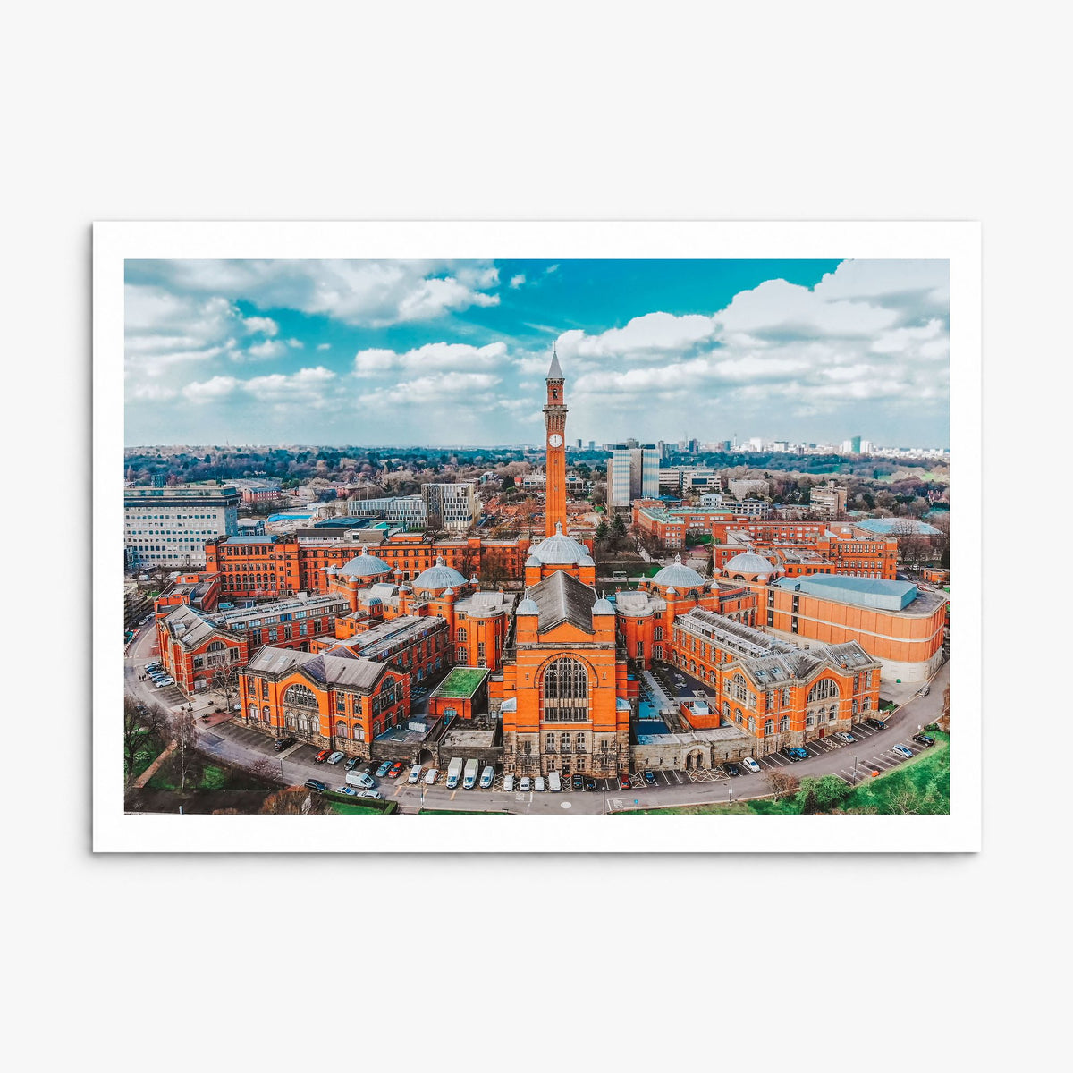 Birmingham, England Photo Poster, print only (unframed), white border