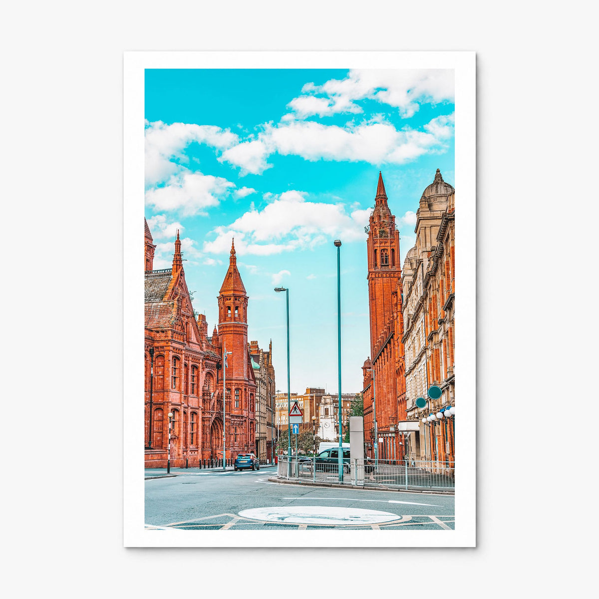 Birmingham, England Photo Poster, print only (unframed), white border