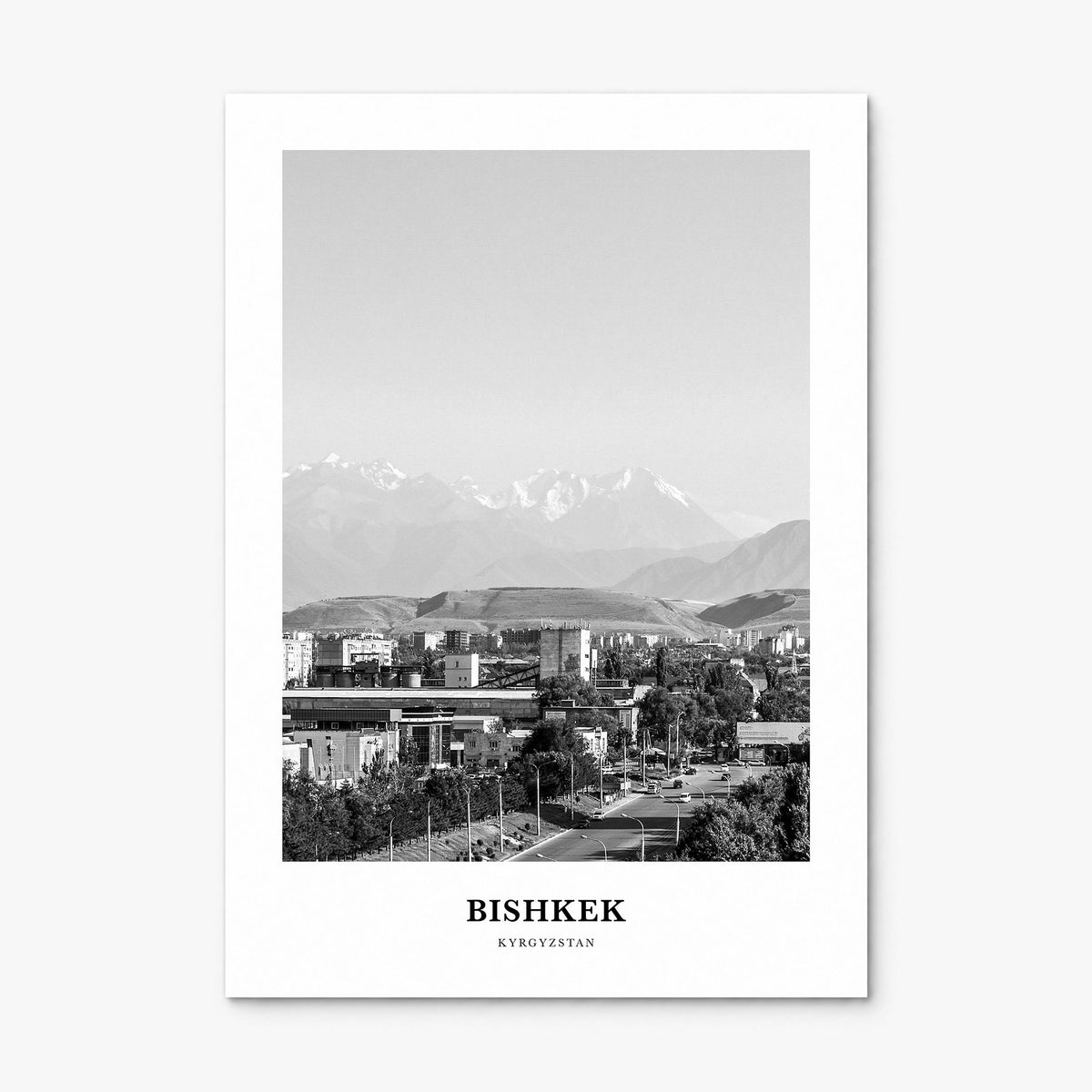 Bishkek Classic Poster, print only (unframed)