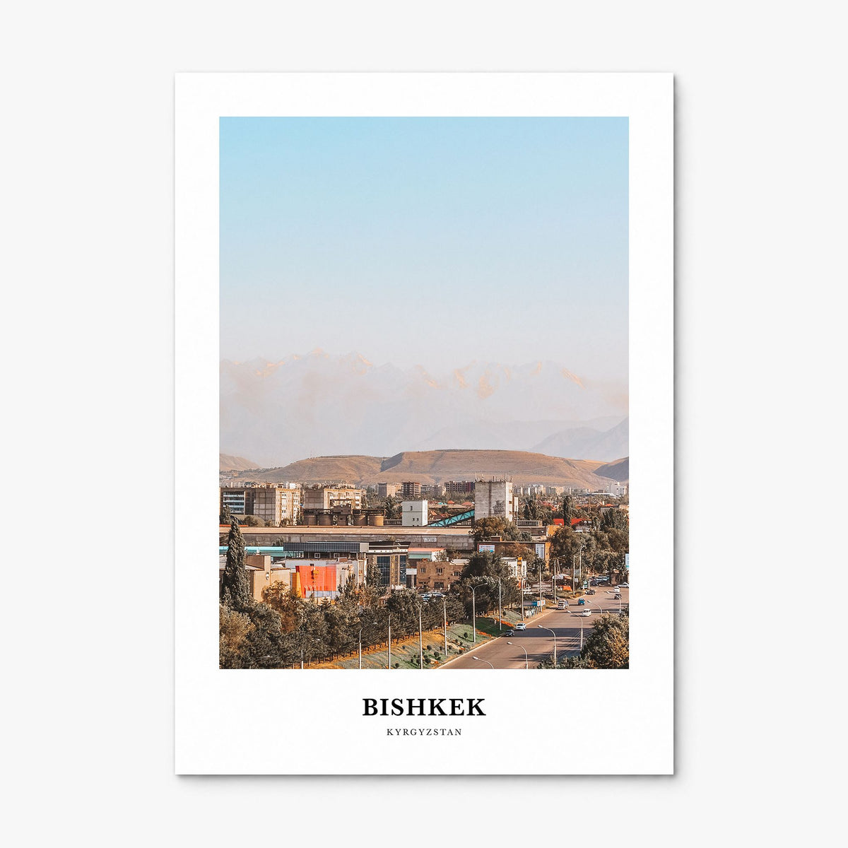 Bishkek Classic Poster, print only (unframed)