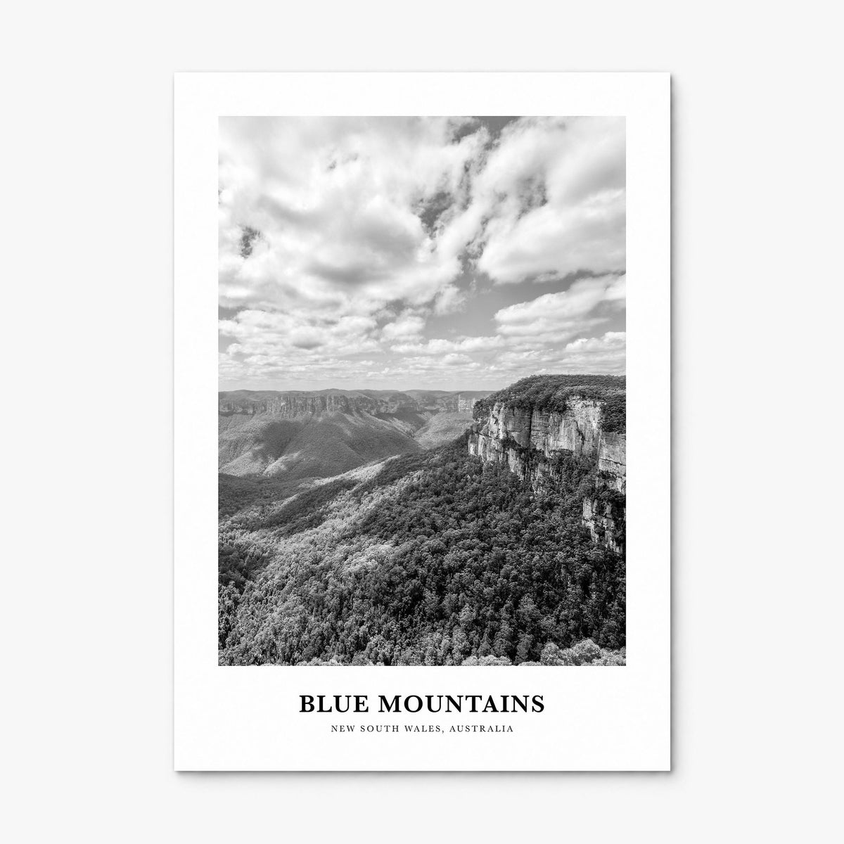 Blue Mountains Classic Poster, print only (unframed)