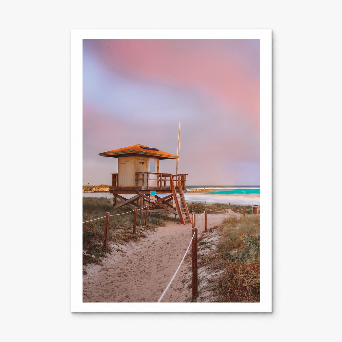 Boca Raton Photo Poster, print only (unframed), white border