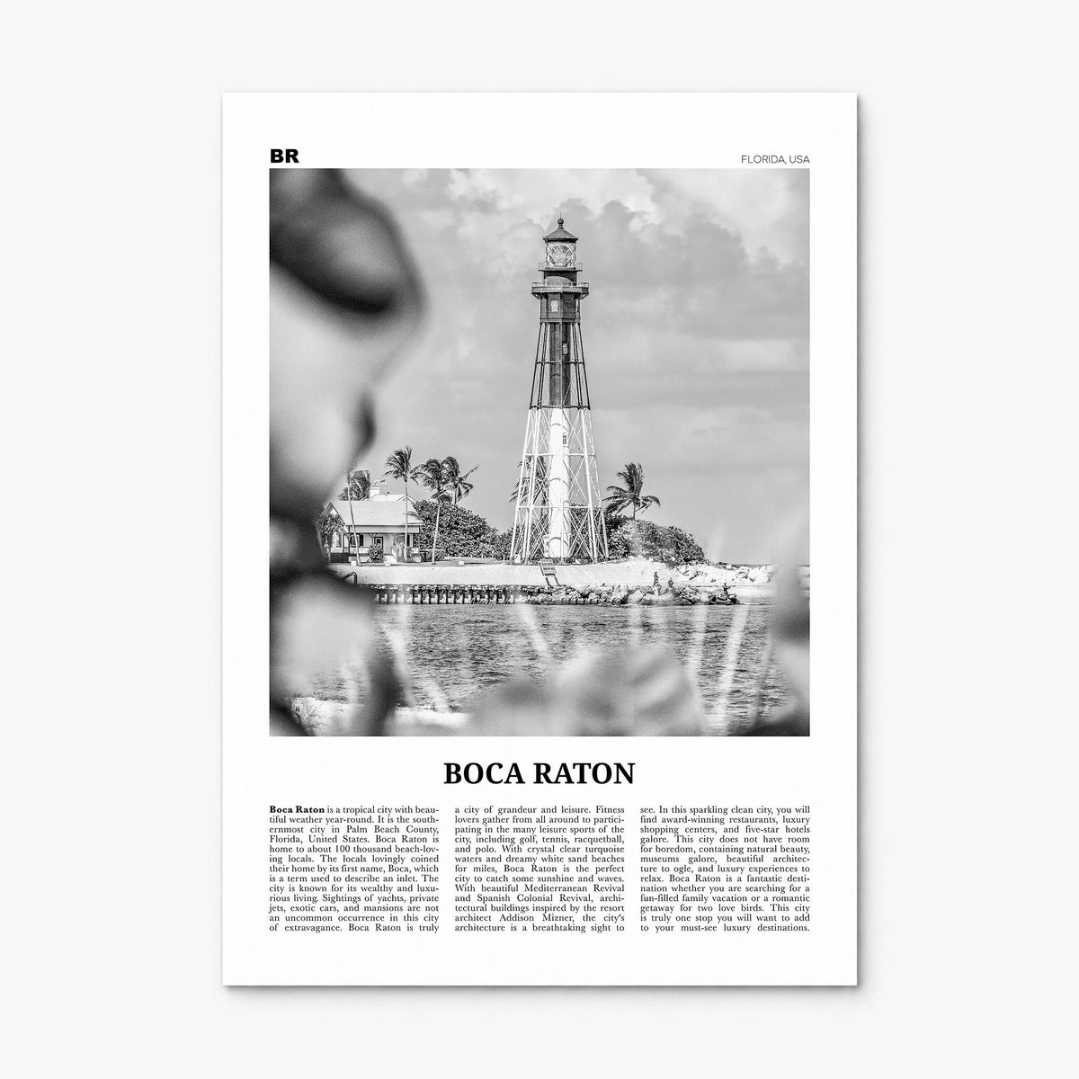 Boca Raton Newspaper No 2 Poster, print only (unframed)