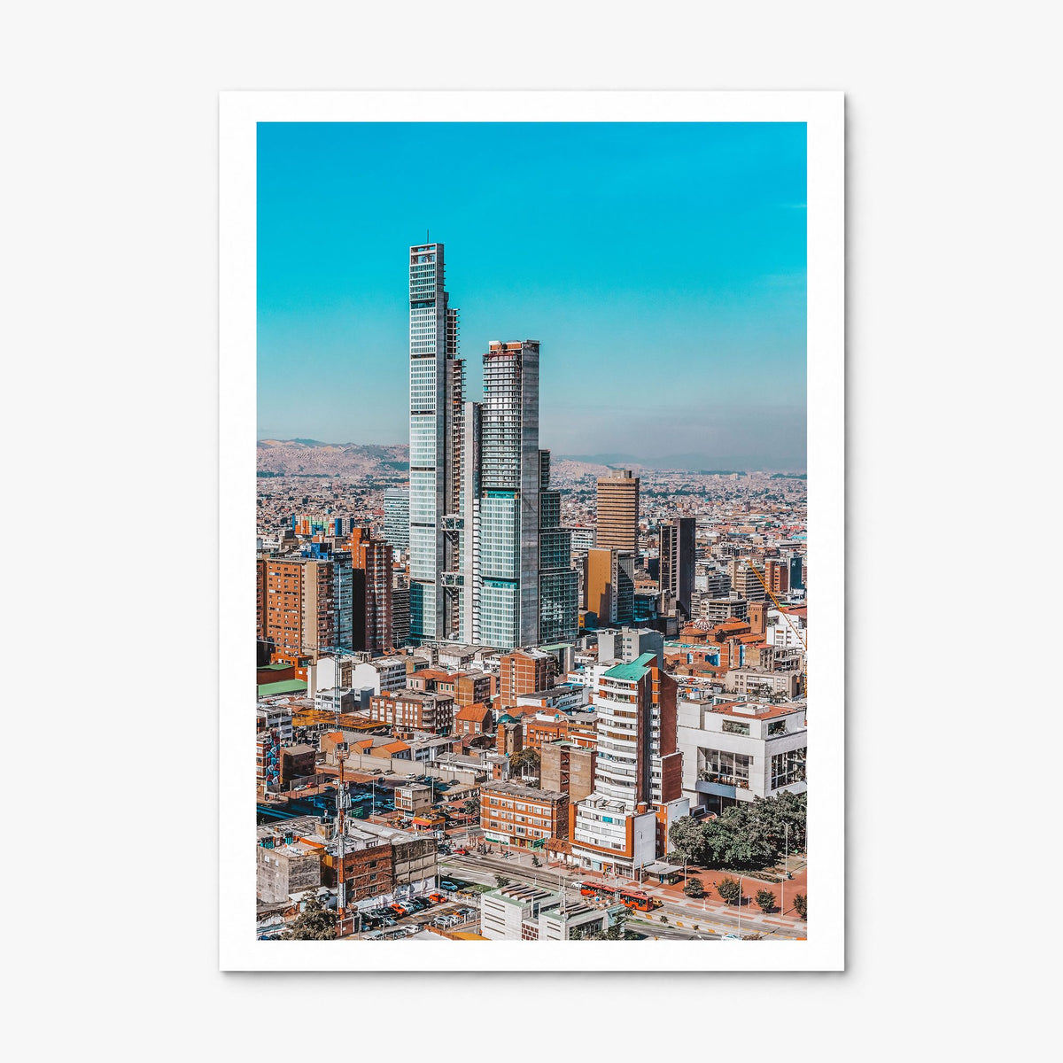 Bogotá Photo No 1 Poster, print only (unframed), white border