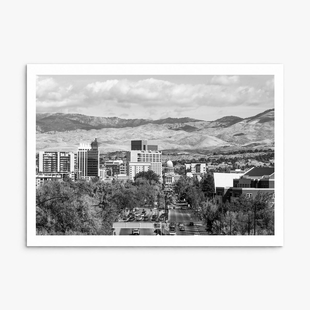 Boise Photo Poster, print only (unframed), white border