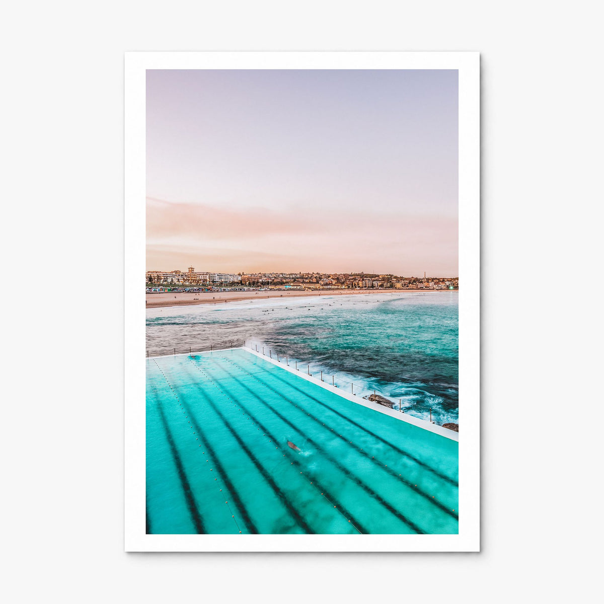 Bondi Beach Photo No 1 Poster, print only (unframed), white border