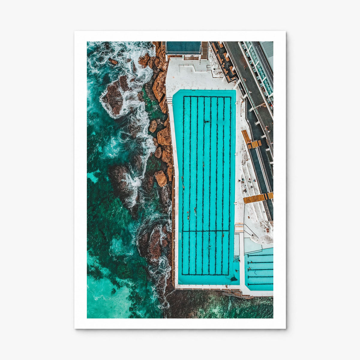 Bondi Beach Photo No 4 Poster, print only (unframed), white border