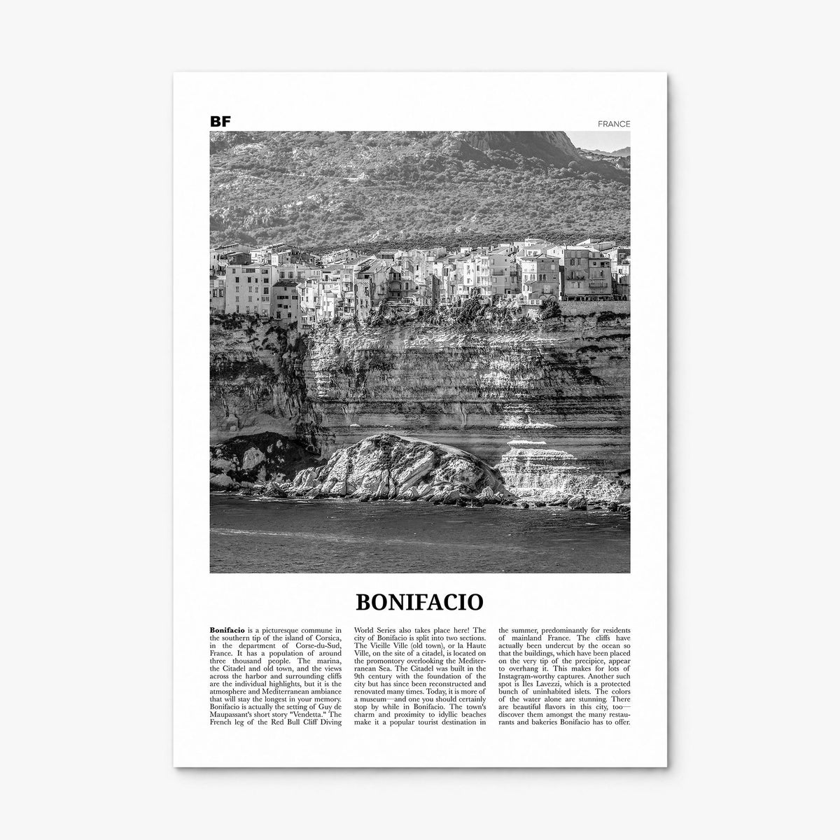 Bonifacio Newspaper Poster, print only (unframed)