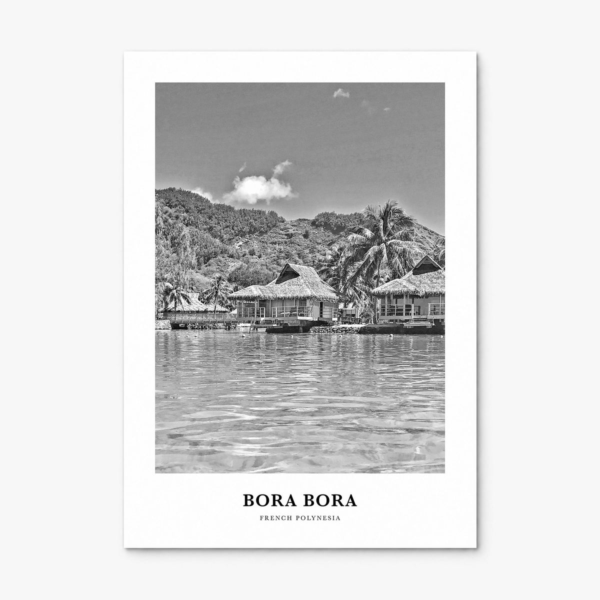 Bora Bora Classic Poster, print only (unframed)