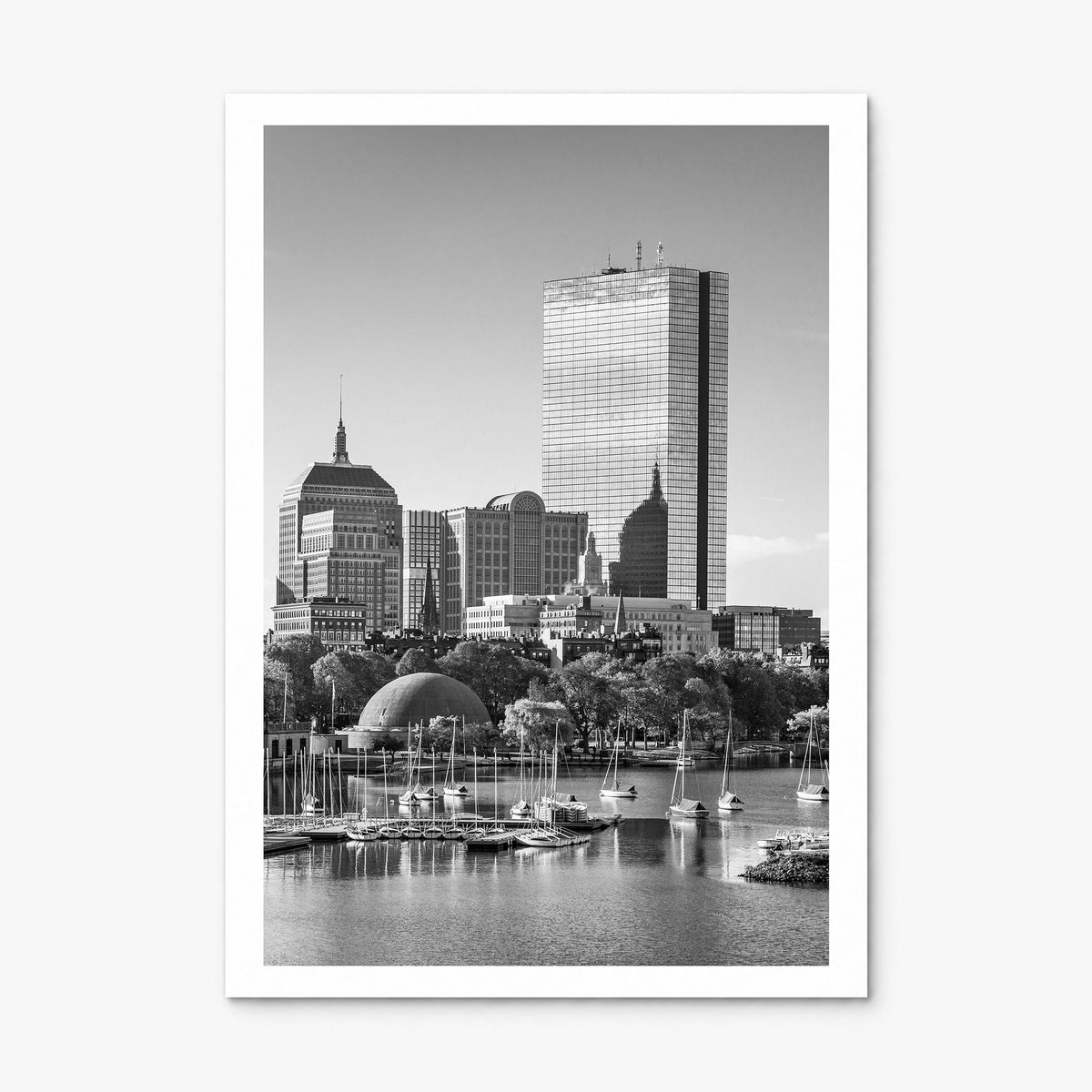Boston Photo No 1 Poster, print only (unframed), white border