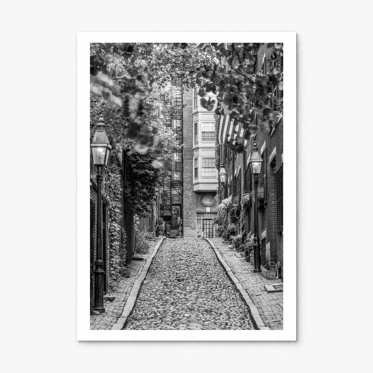 Boston Photo No 3 Poster, print only (unframed), white border