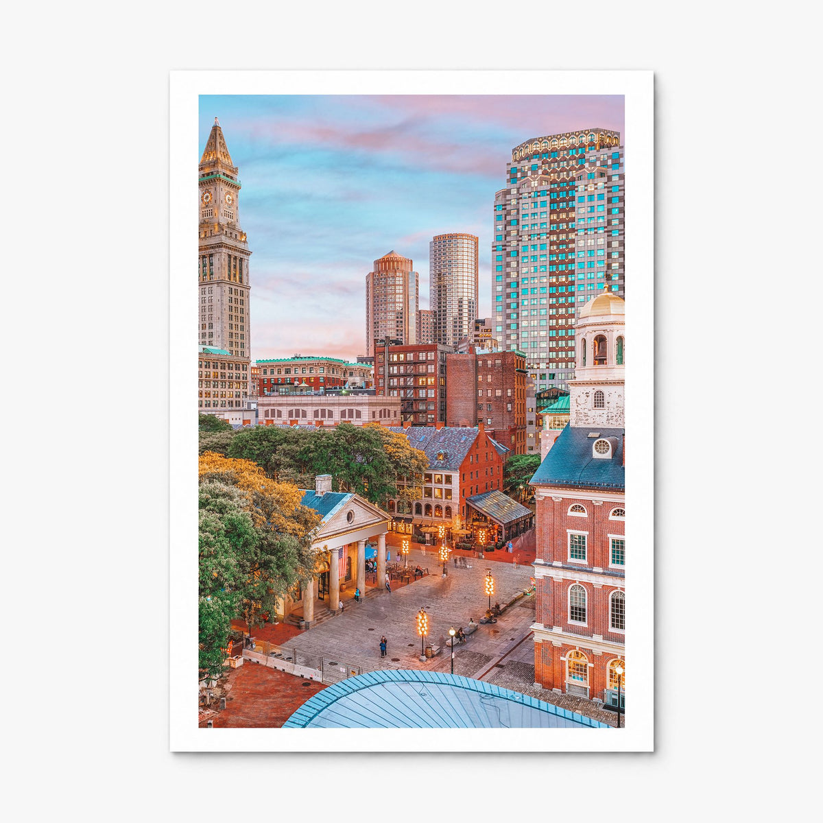 Boston Photo No 1 Poster, print only (unframed), white border