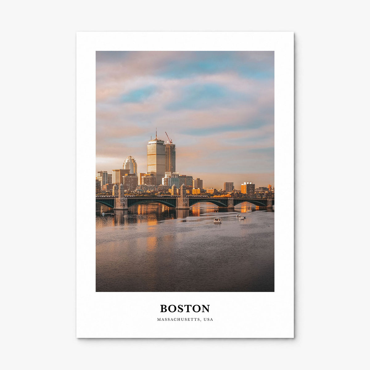 Boston Classic No 2 Poster, print only (unframed)