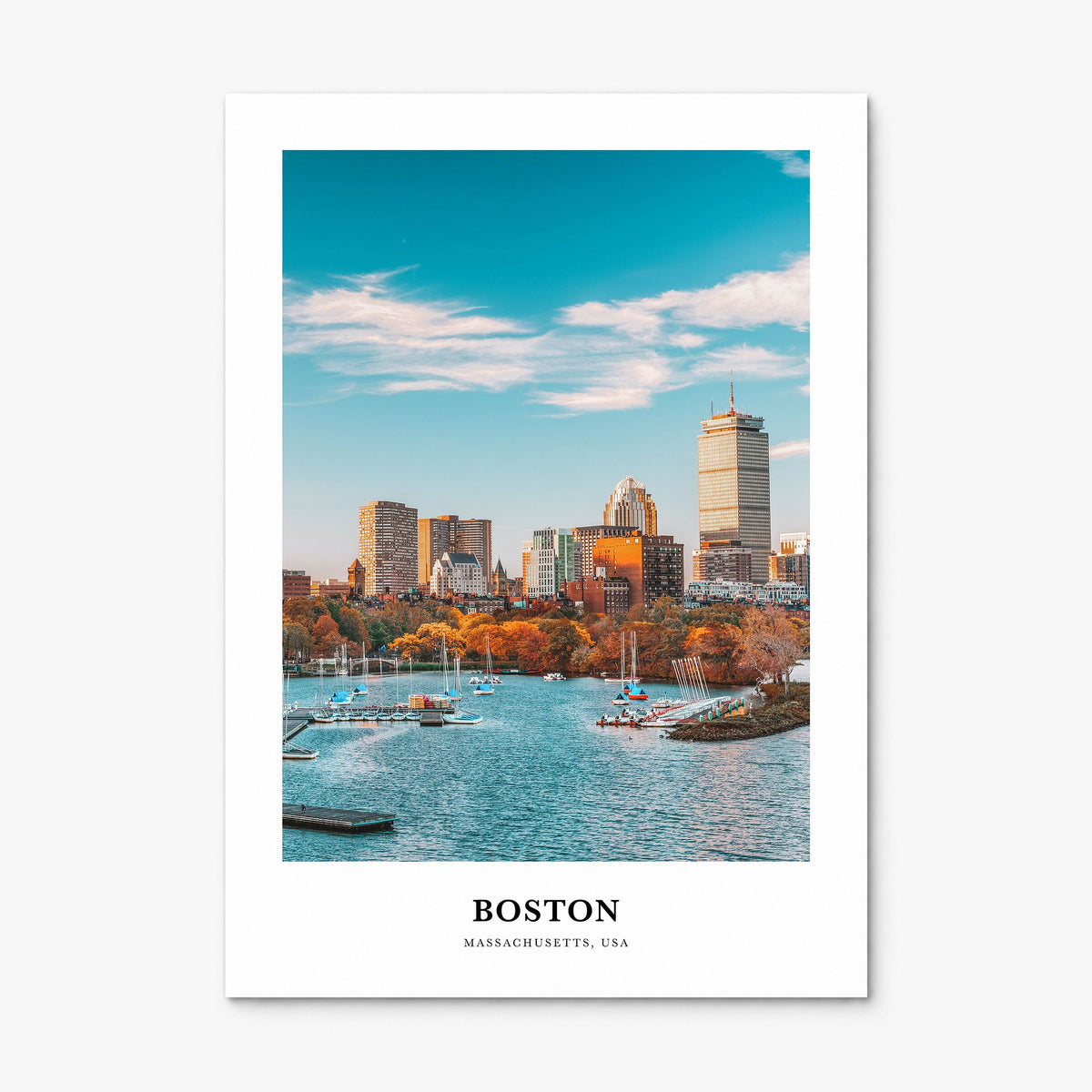 Boston Classic No 3 Poster, print only (unframed)